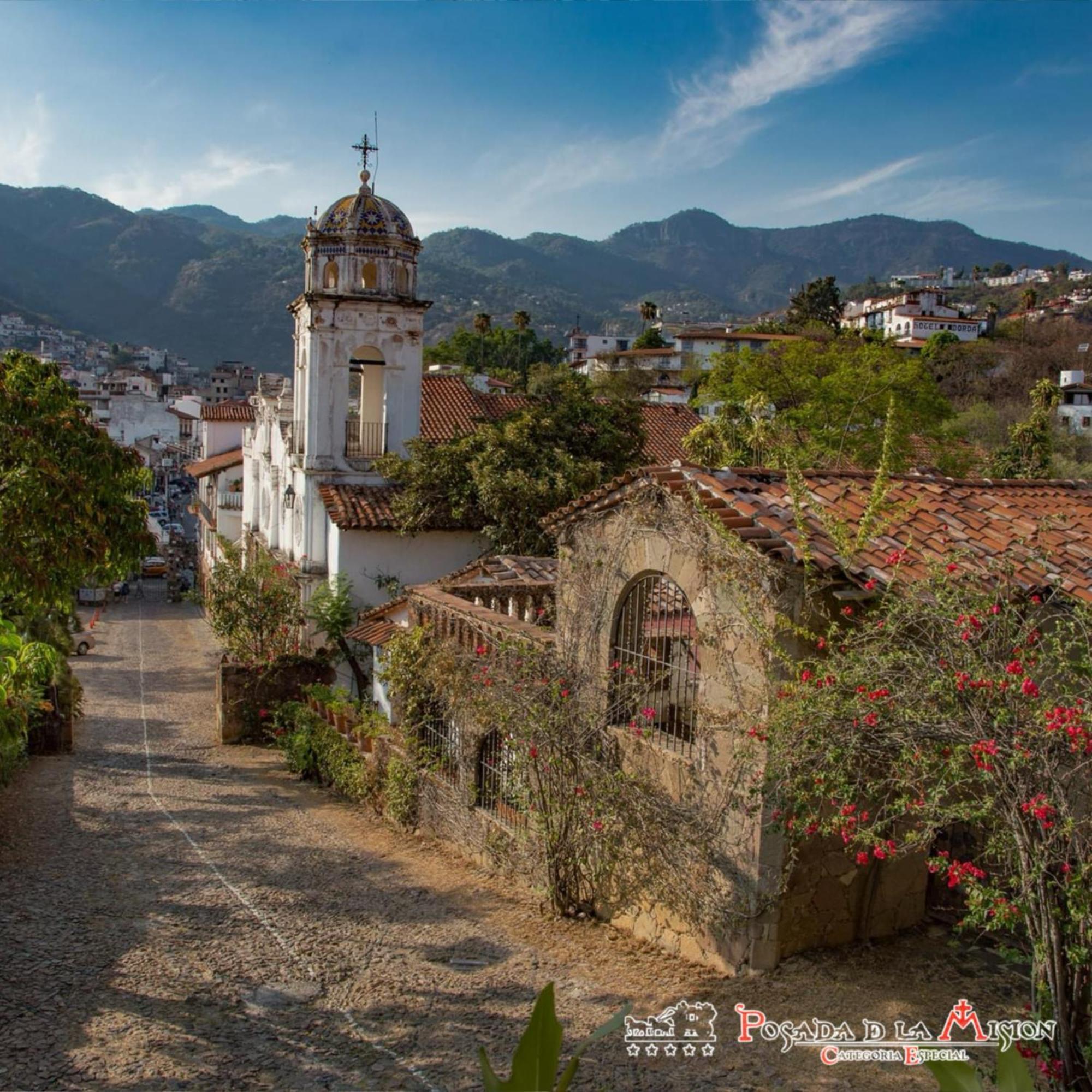 Posada De La Mision, Hotel Museo Y Jardin Таско де Аларкон Екстериор снимка